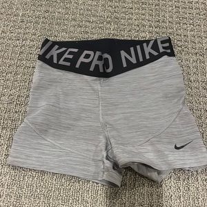grey nike pros